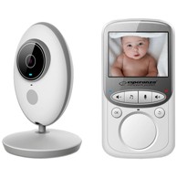 ESPERANZA Baby monitor, 2.4" LCD, LED indikator, 2.4 GHz